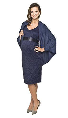 Torelle Maternity Wear Strickjacke Damen, Bolero, Cardigan Modell: ETEL, Farbe: dunkelblau, Gr. XS/M